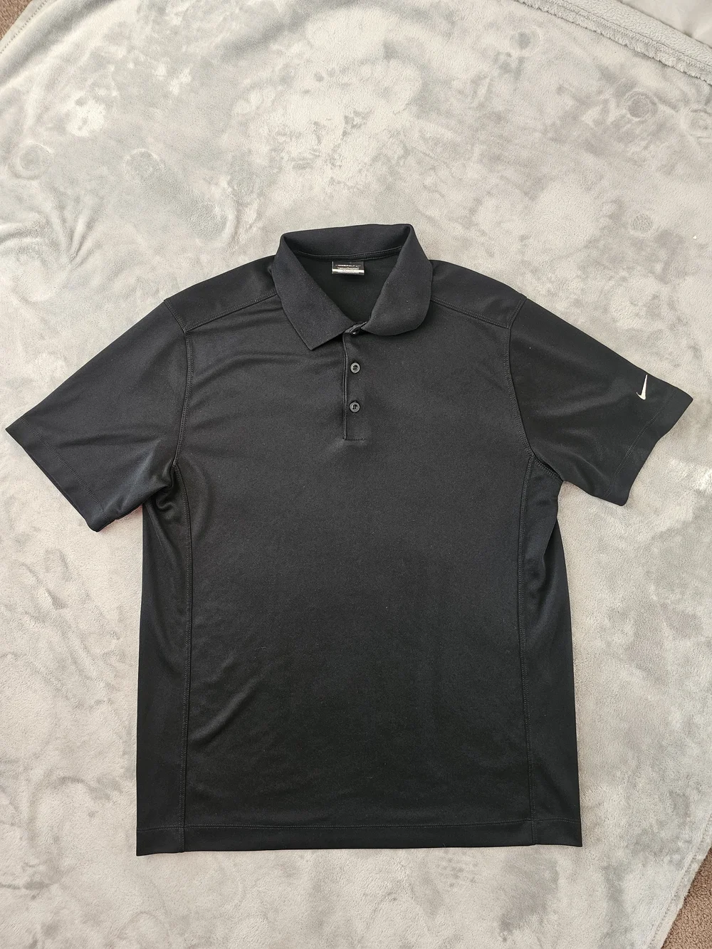 Nike Men's Black Dri-FIT Polo Shirt